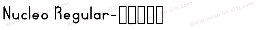 Nucleo Regular字体转换